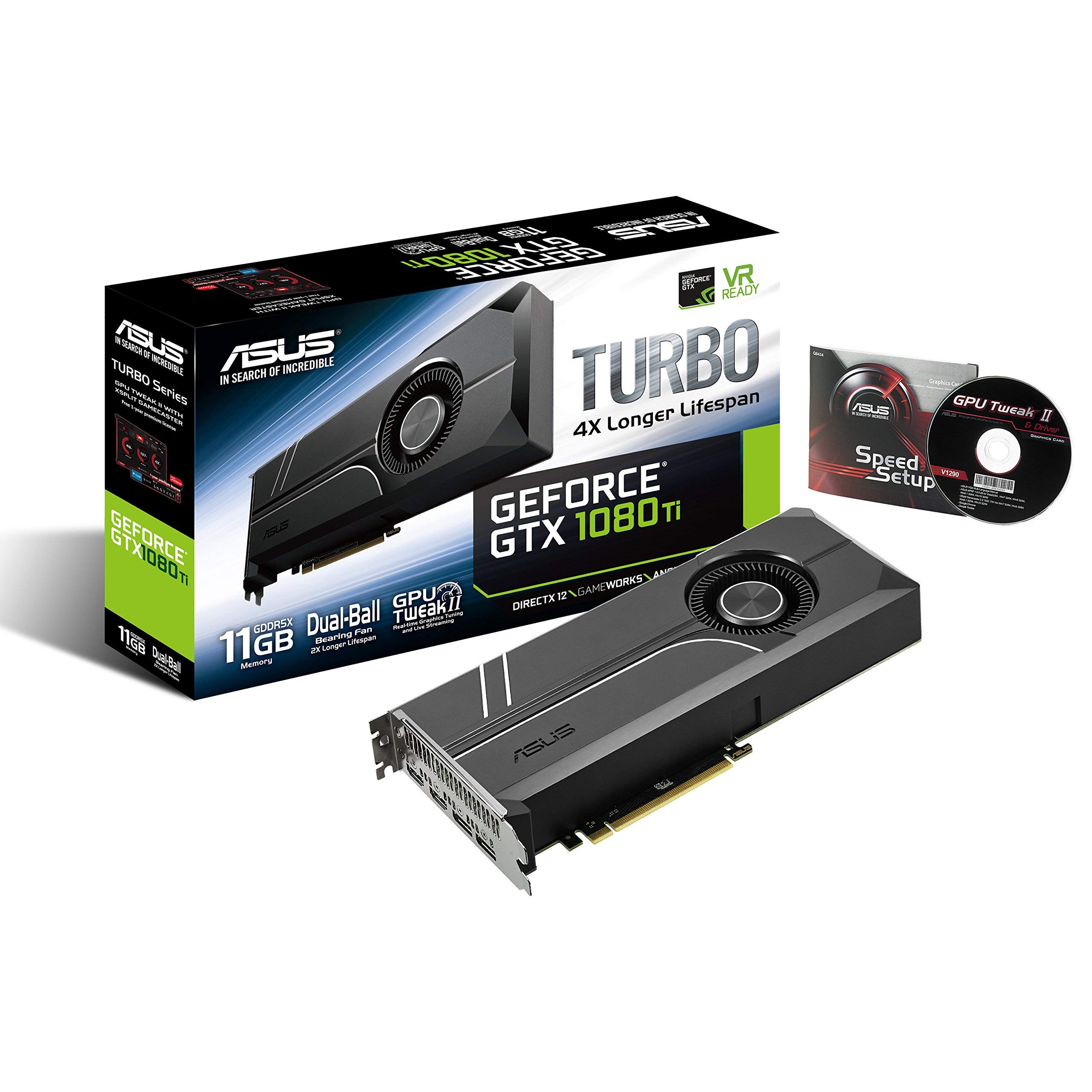 Amazon.com: ASUS GeForce GTX 1080 TI 11GB Turbo Edition VR Ready
