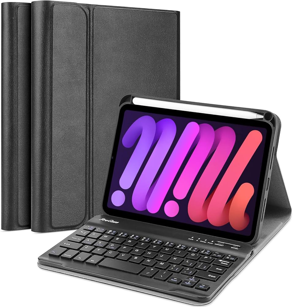 Amazon | ProCase iPad Mini A17 Pro 第7世代 2024 Mini6 キーボード