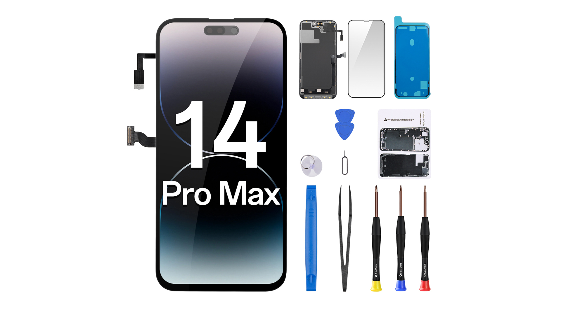 Amazon.com: CYKJGS for iPhone 14 Pro Max Screen Replacement with