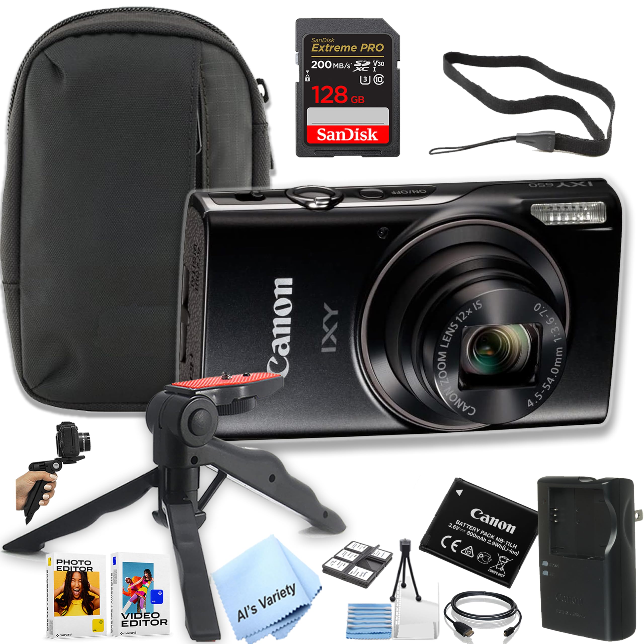 Amazon.com : Canon PowerShot IXY 650 (ELPH 360) HS Digital Camera