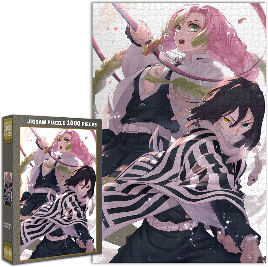 Amazon | 鬼滅の刃 パズル 1000ピース 鬼滅 ジグソーパズル 甘露寺蜜璃
