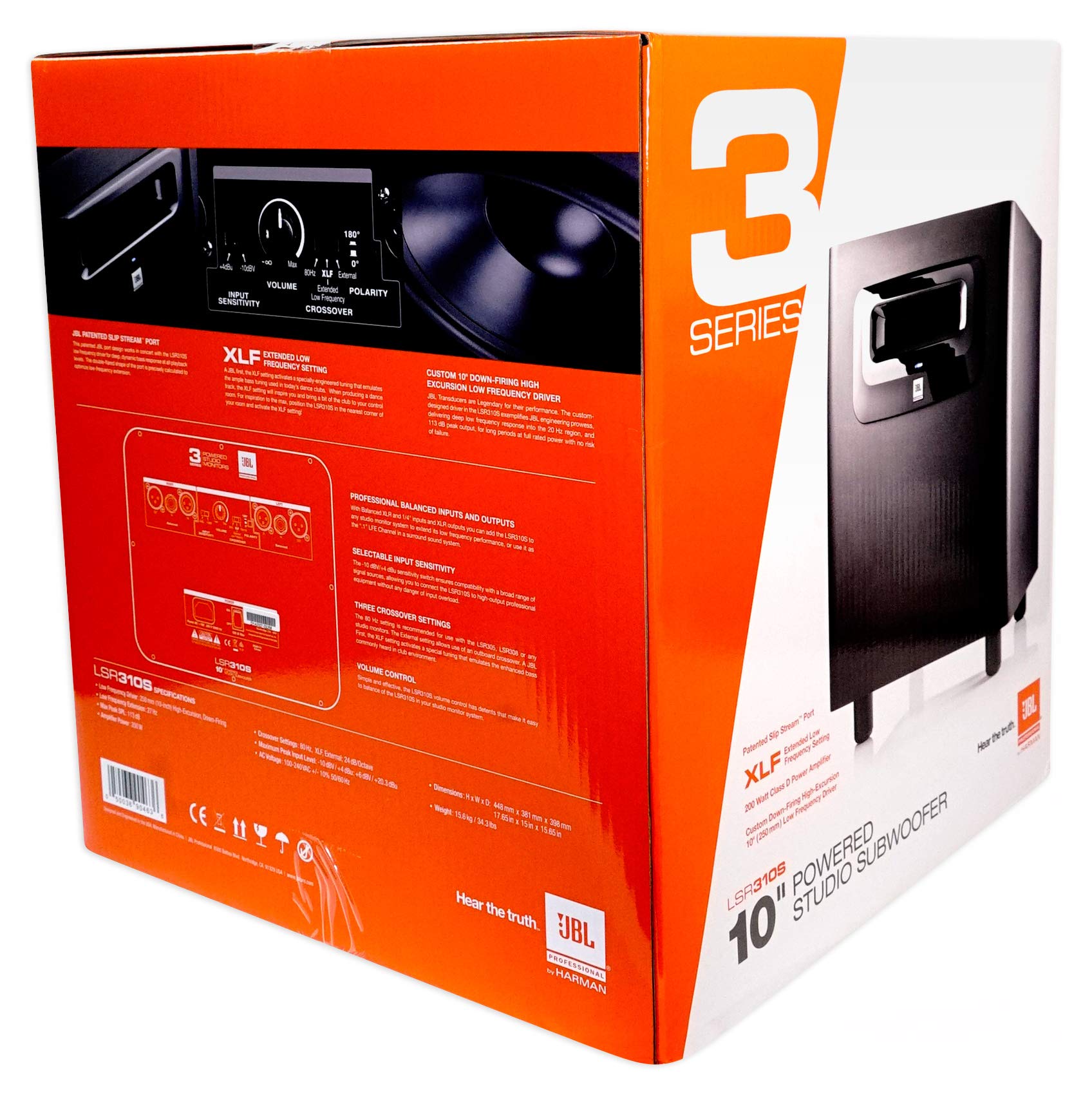 Amazon.com: JBL Professional LSR310S - Studio Monitor Subwoofer