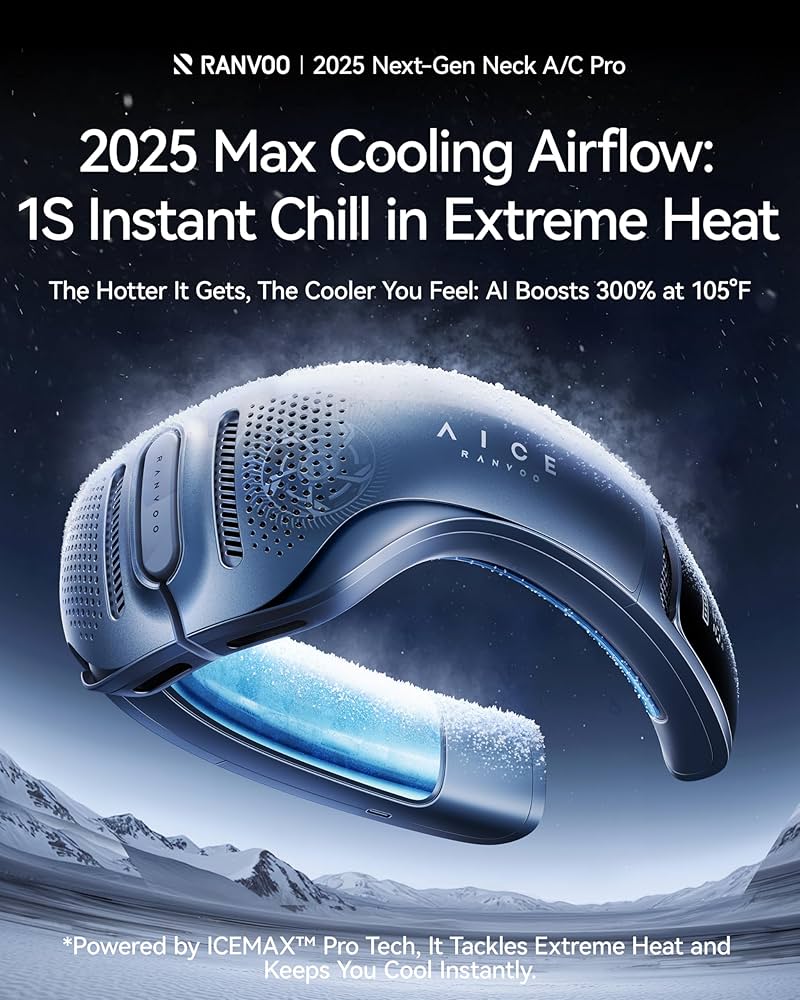 Amazon.com: RANVOO AICE LITE Plus 2025 Max Cooling Airflow [No.1