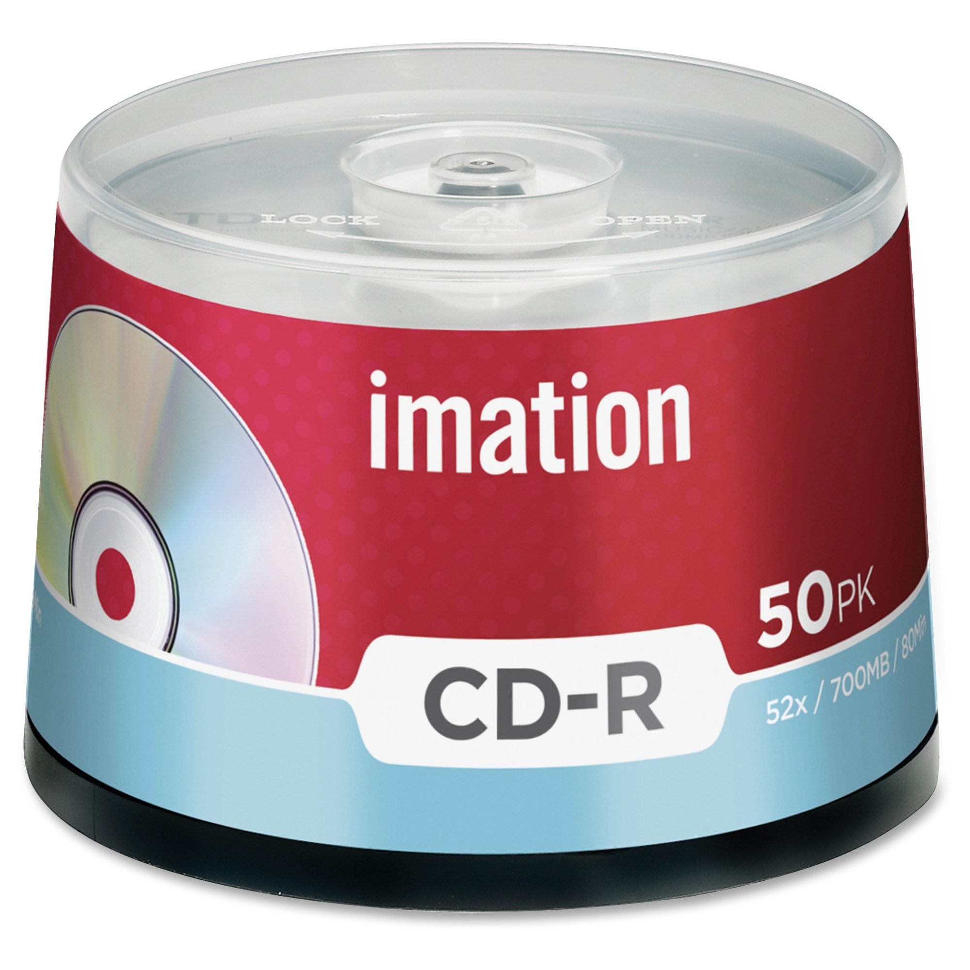 Amazon.com: Imation IMN17301 CD Recordable Media, CD-R, 52x, 700