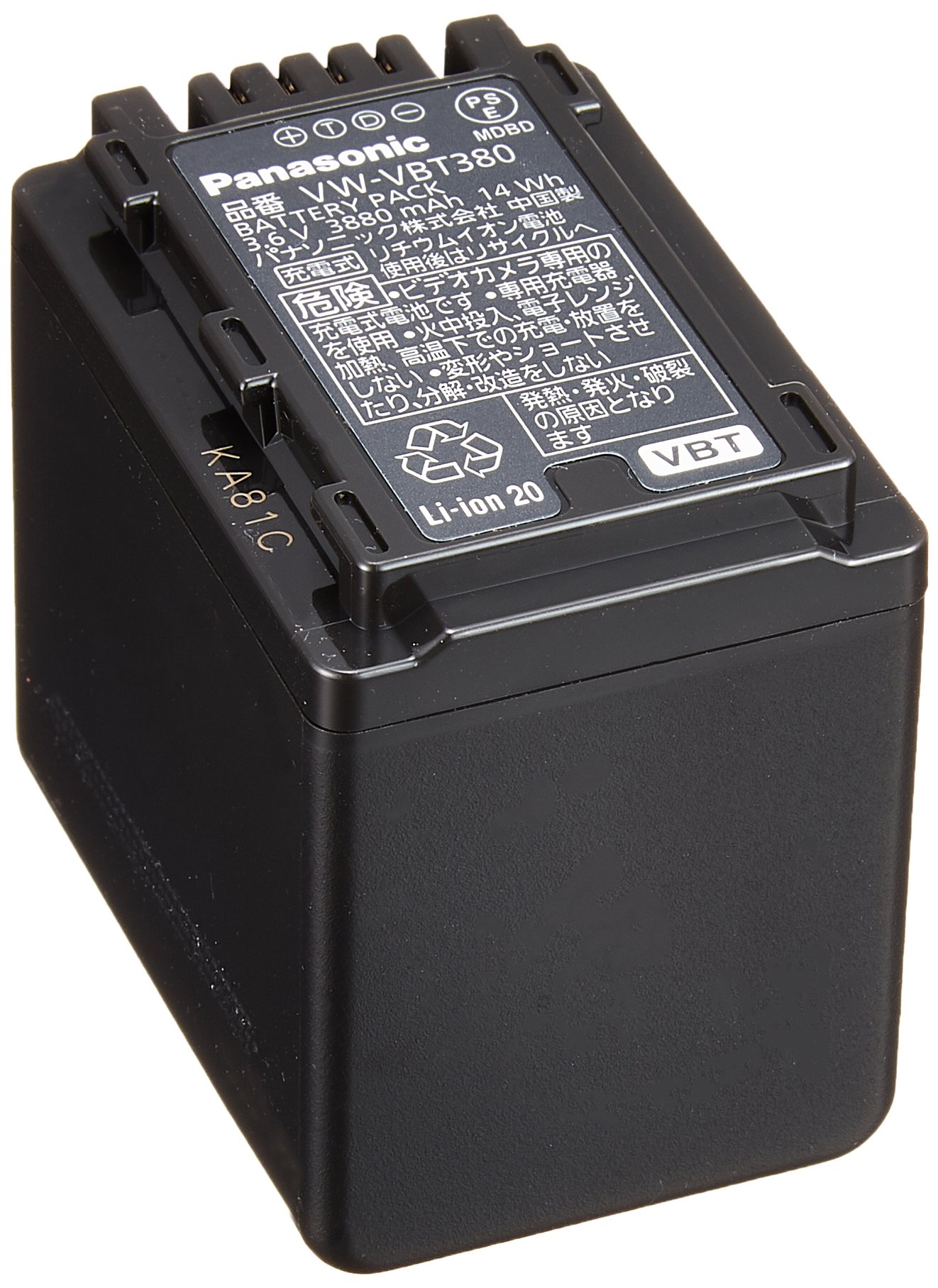 Amazon | パナソニック(Panasonic) VW-VBT380-K ムービー 用