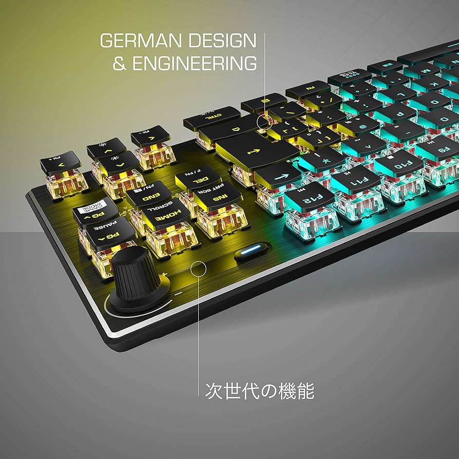 Amazon.co.jp: ROCCAT ゲーミングキーボード Vulcan TKL Pro JP 日本語