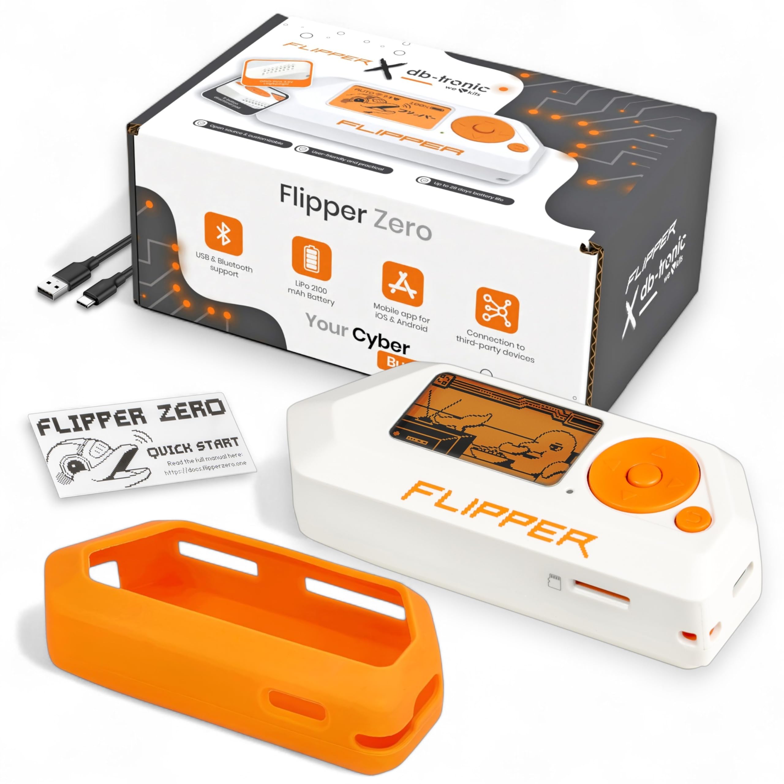 db-tronic Flipper Zero Set | Flipper Zero | Silicone Case : Amazon
