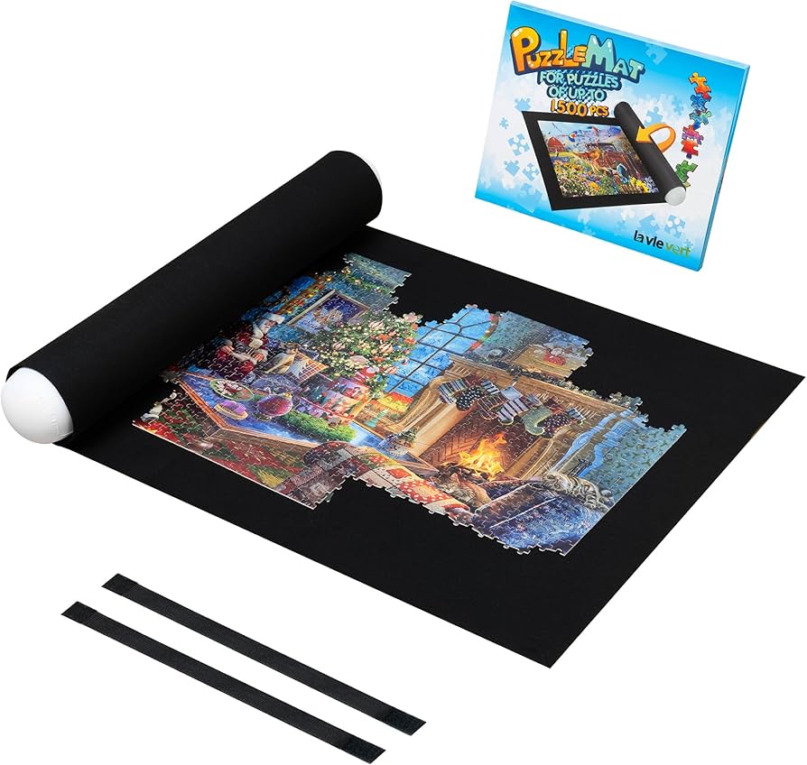 Amazon.com: Lavievert Jigsaw Puzzle Mat Roll Up, Portable Puzzle