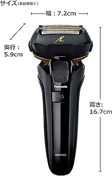 Amazon | パナソニック ラムダッシュ メンズシェーバー 5枚刃 黒 ES
