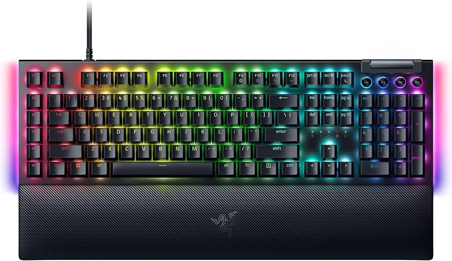 Amazon.com: Razer BlackWidow V4 Mechanical Gaming Keyboard: Yellow