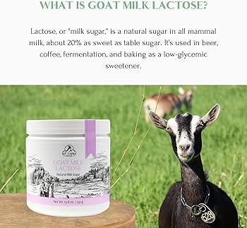 Amazon.com: Mt. Capra Goat Milk Lactose | Natural Milk Sugar from