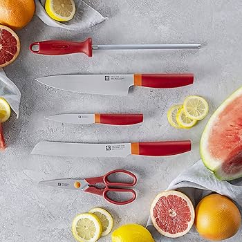 Amazon.com: ZWILLING Now S 8-pc Knife Block Set - Grenada Orange
