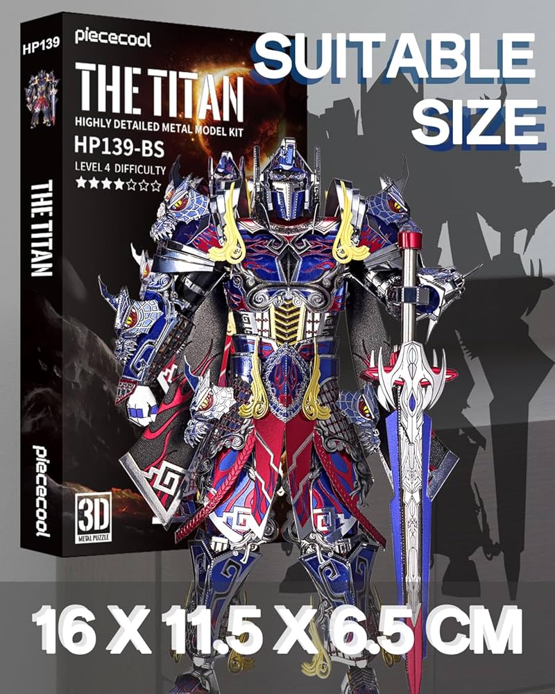 Amazon.com: Piececool 3D Metal Puzzles Mecha Model Kits-The Titan