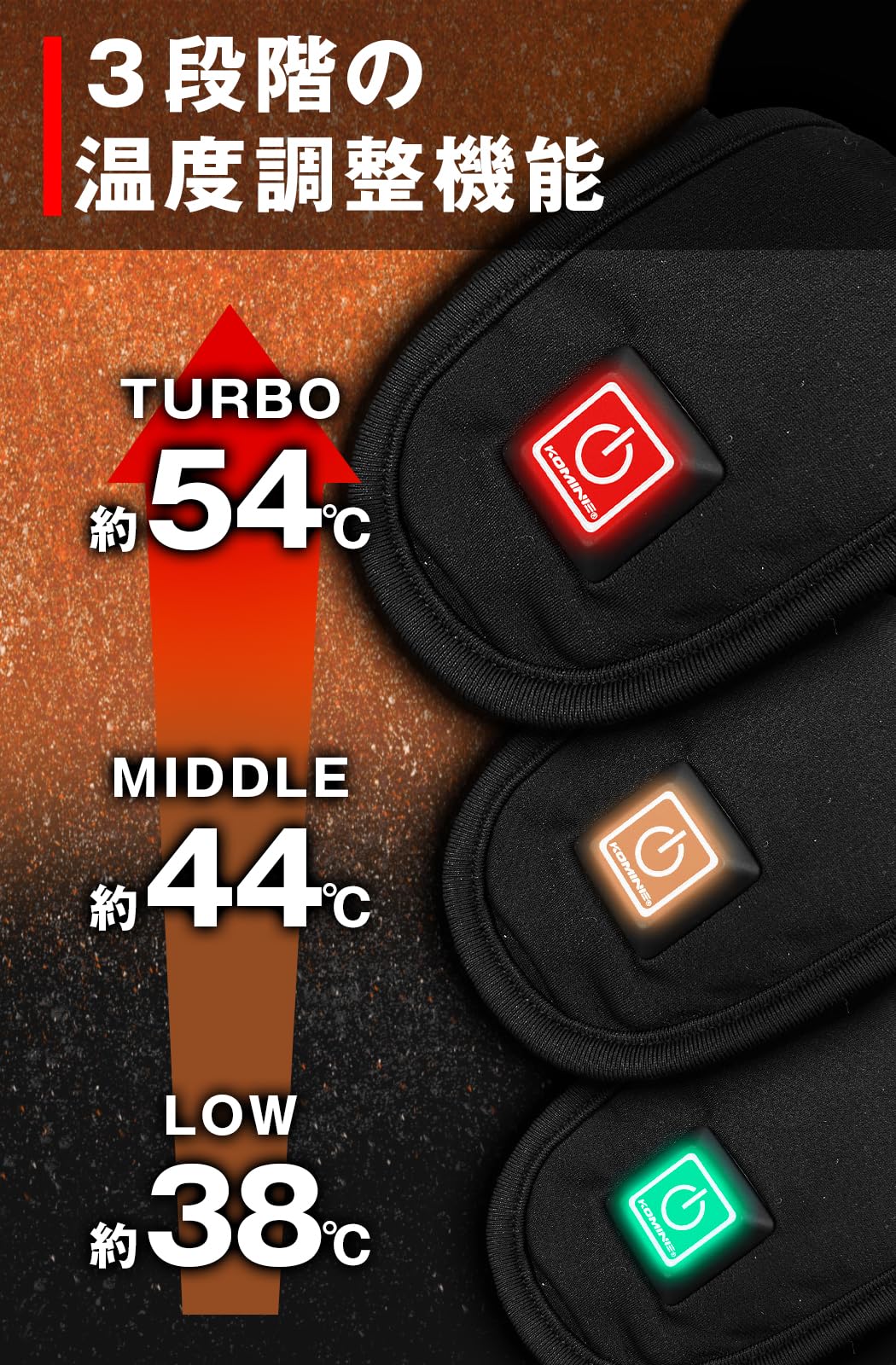 Amazon | コミネ(KOMINE) バイク用 EK-317 12V WP ストレッチE-ミドル