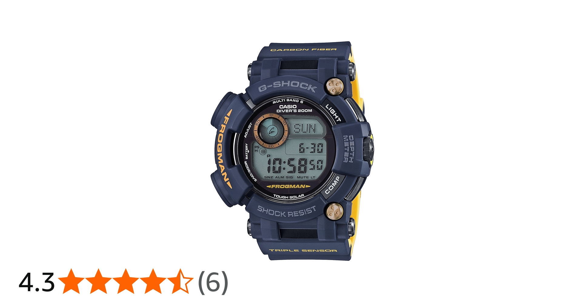 Amazon.co.jp: [カシオ] 腕時計 ジーショック フロッグマン Master in