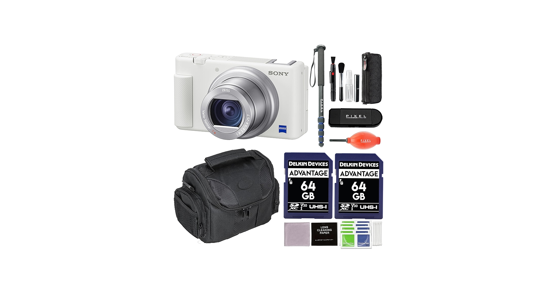 Amazon.com : Sony ZV-1 Digital Camera Bundle with Gadget Bag