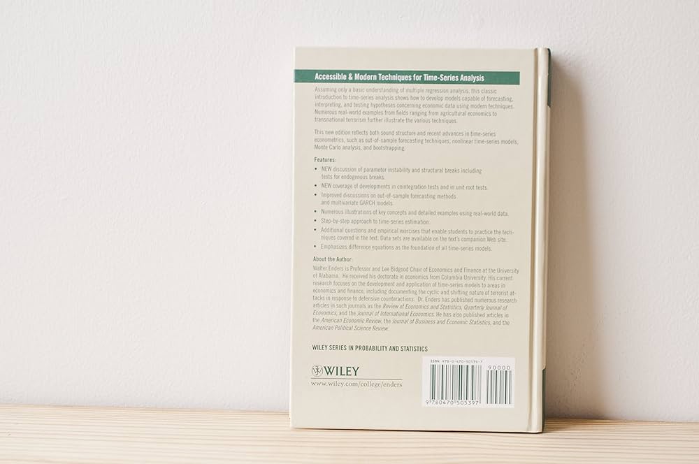 Applied Econometric Time Series: Enders, Walter: 0352764134980