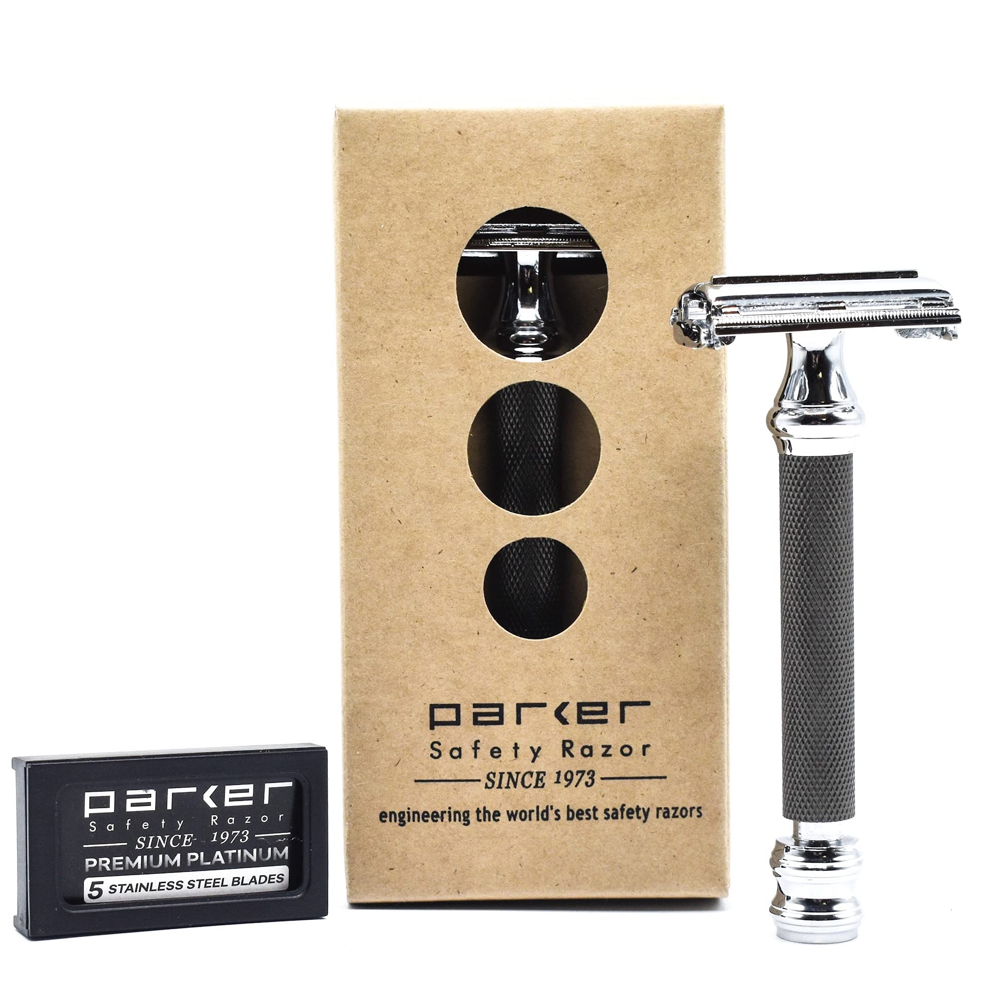 Amazon.com: Parker 76R Heavyweight Butterfly Open Safety Razor