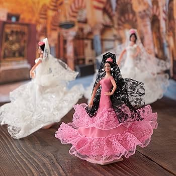 Amazon.co.jp: スペイン製 フラメンコドール フラメンコ人形