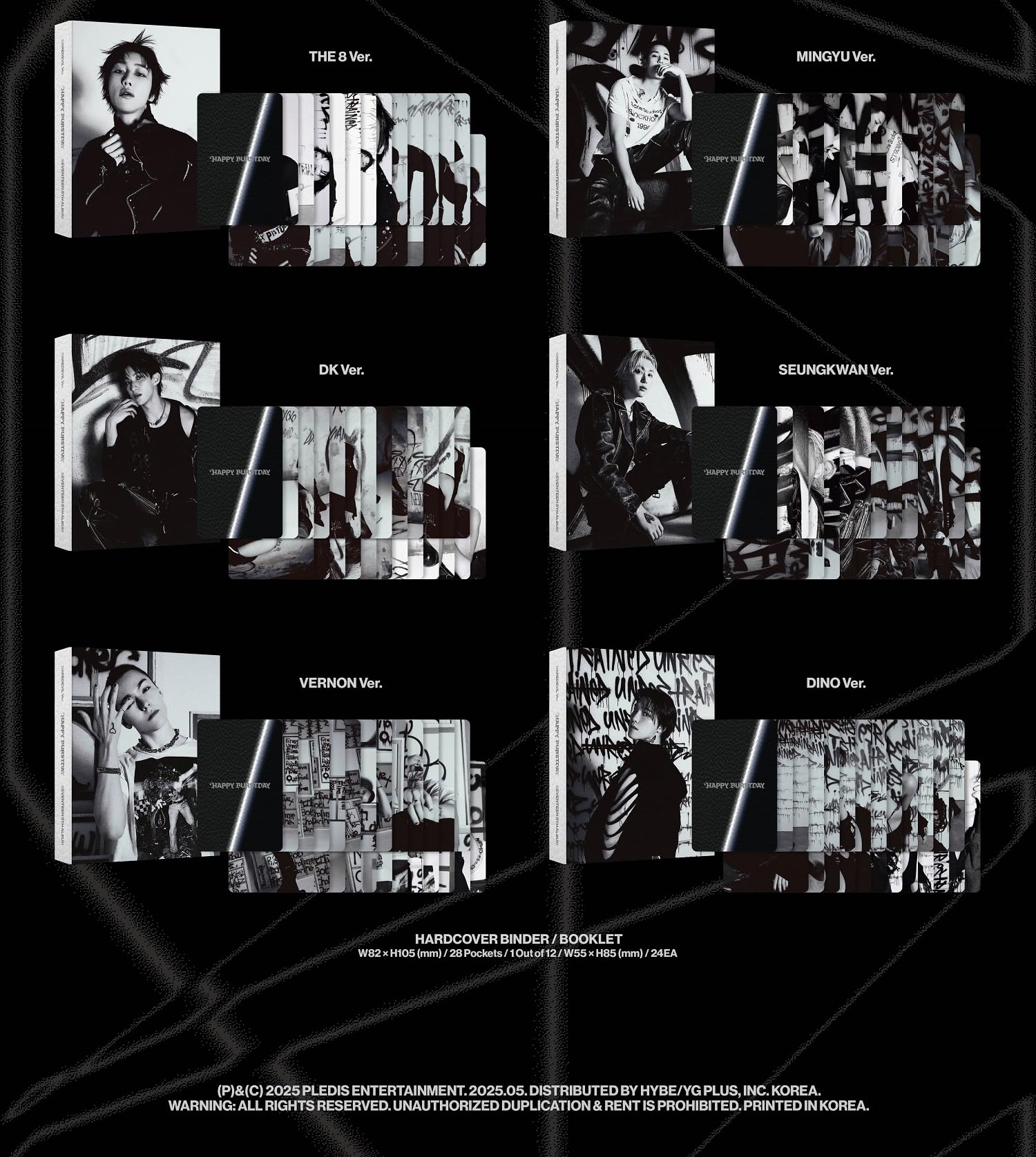 Amazon.co.jp: セブンティーン Happy Burstday [Daredevil Ver.] 5th