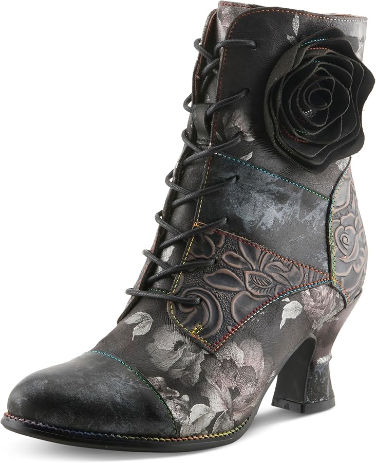 Amazon.com | L'Artiste by Spring Step Womens Roselia Black Multi 2