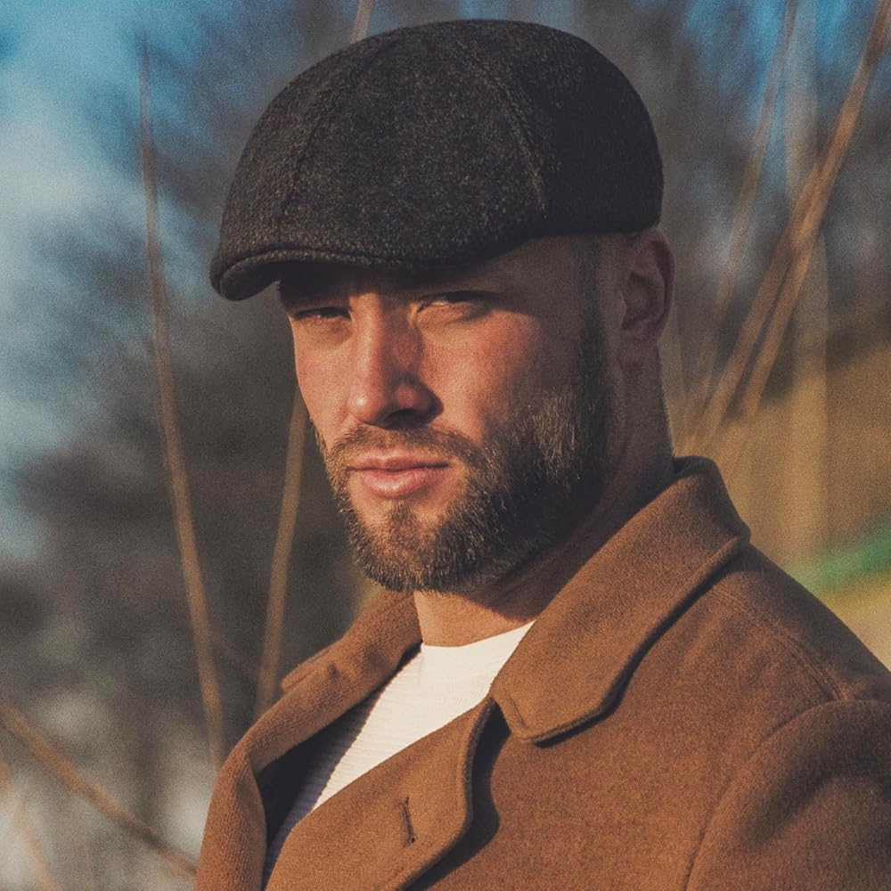Sterkowski Rusty | Harris Tweed Flat Cap for Men and Women