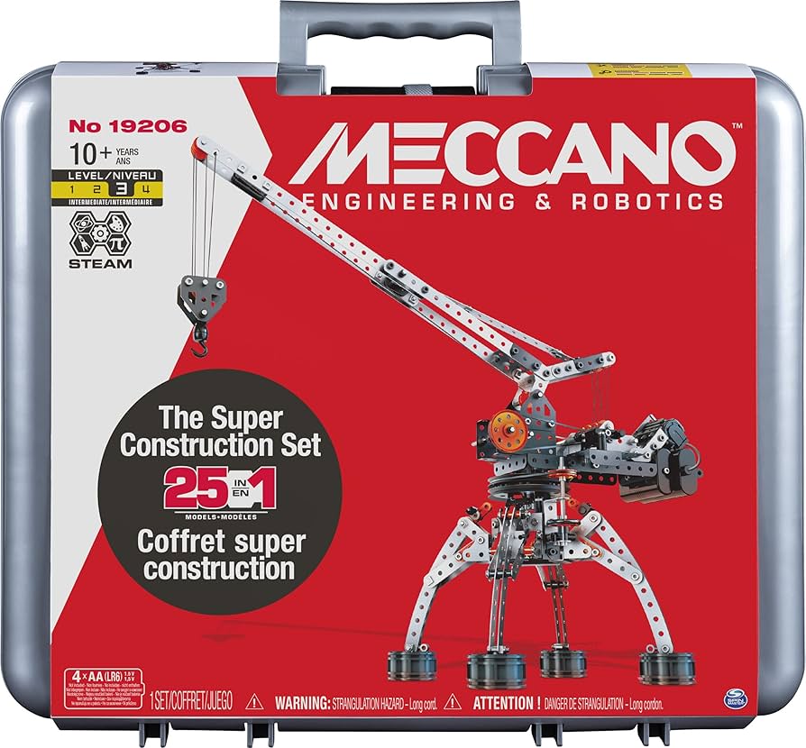 Amazon.com: MECCANO, Super Construction 25-in-1 Motorized Building