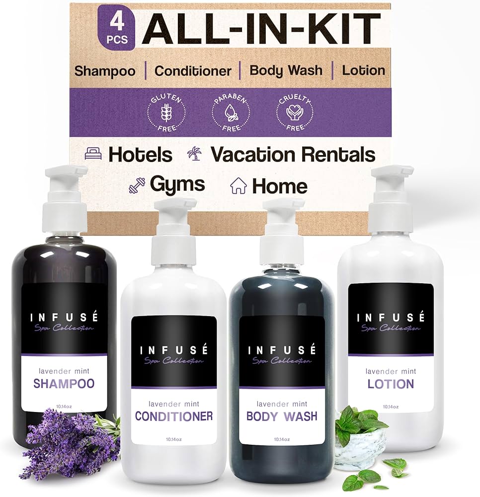 Amazon.com : 1-Shoppe Infuse Lavender Mint Spa Collection
