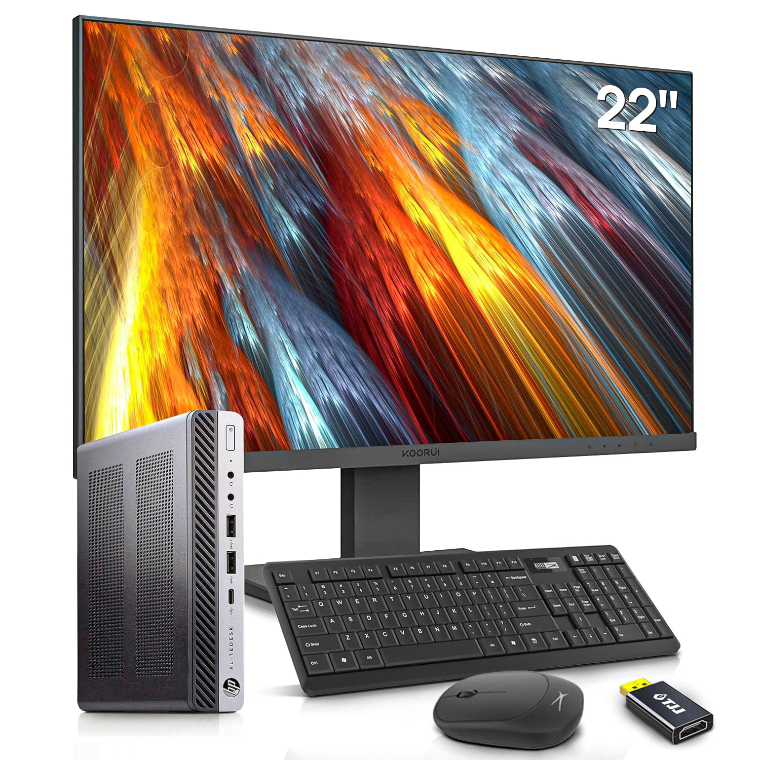 Amazon.com: HP EliteDesk 800 G3 Mini Desktop 22 inch Computer