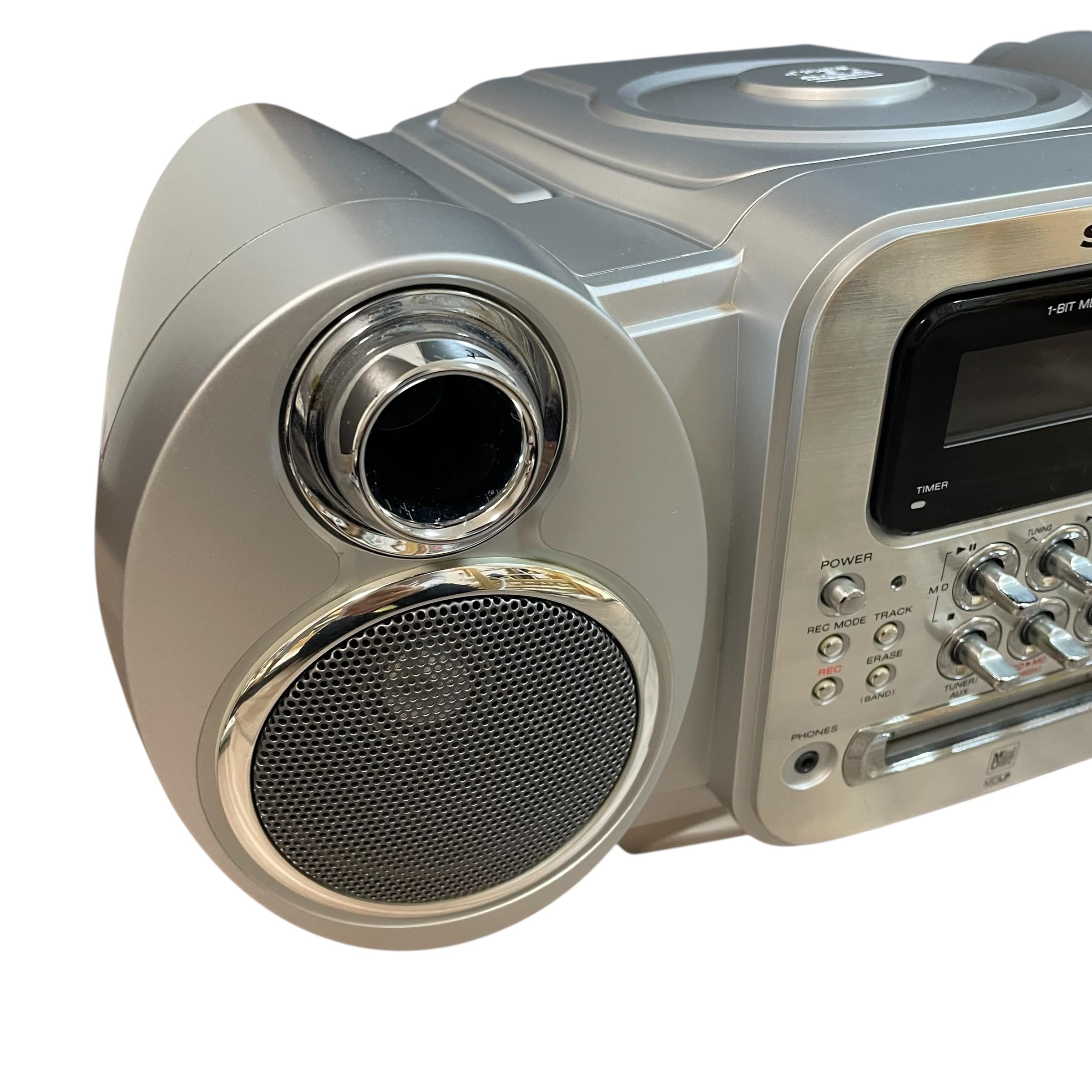 Amazon.co.jp: SHARP 1ビットMD/CDシステムSD-FX20-S (シルバー系