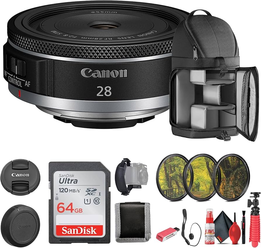 Amazon.com: Canon RF 28mm f/2.8 STM Lens RF, Wide-Angle, for Full