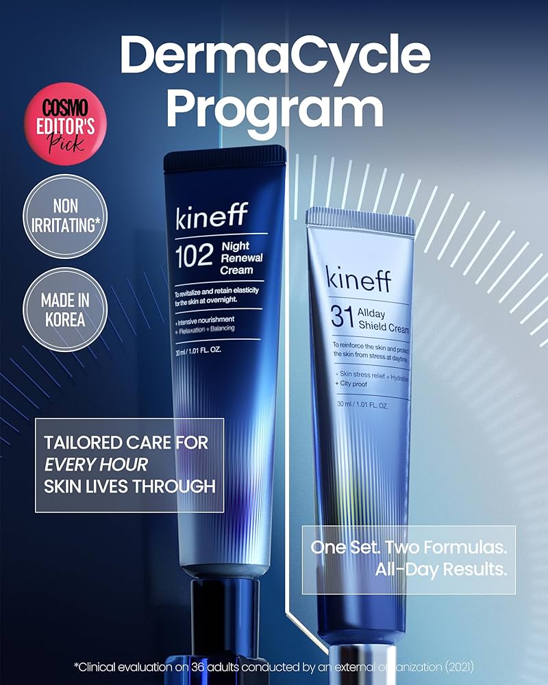 Amazon.com: Kineff Dermacycle Program All-day & Night 2-Pack Cream