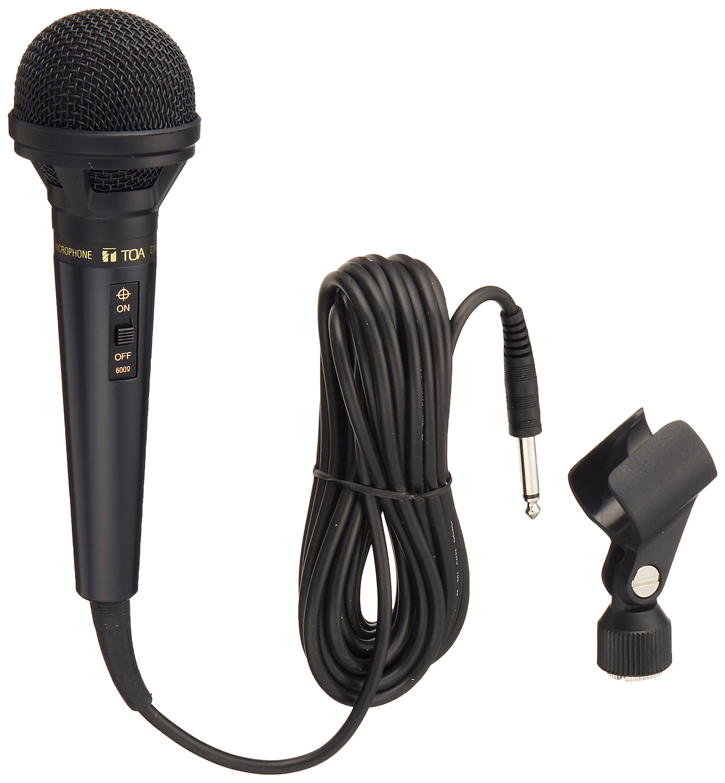 Amazon.co.jp: TOA ハンド型ダイナミックマイク トークスイッチ付 DM