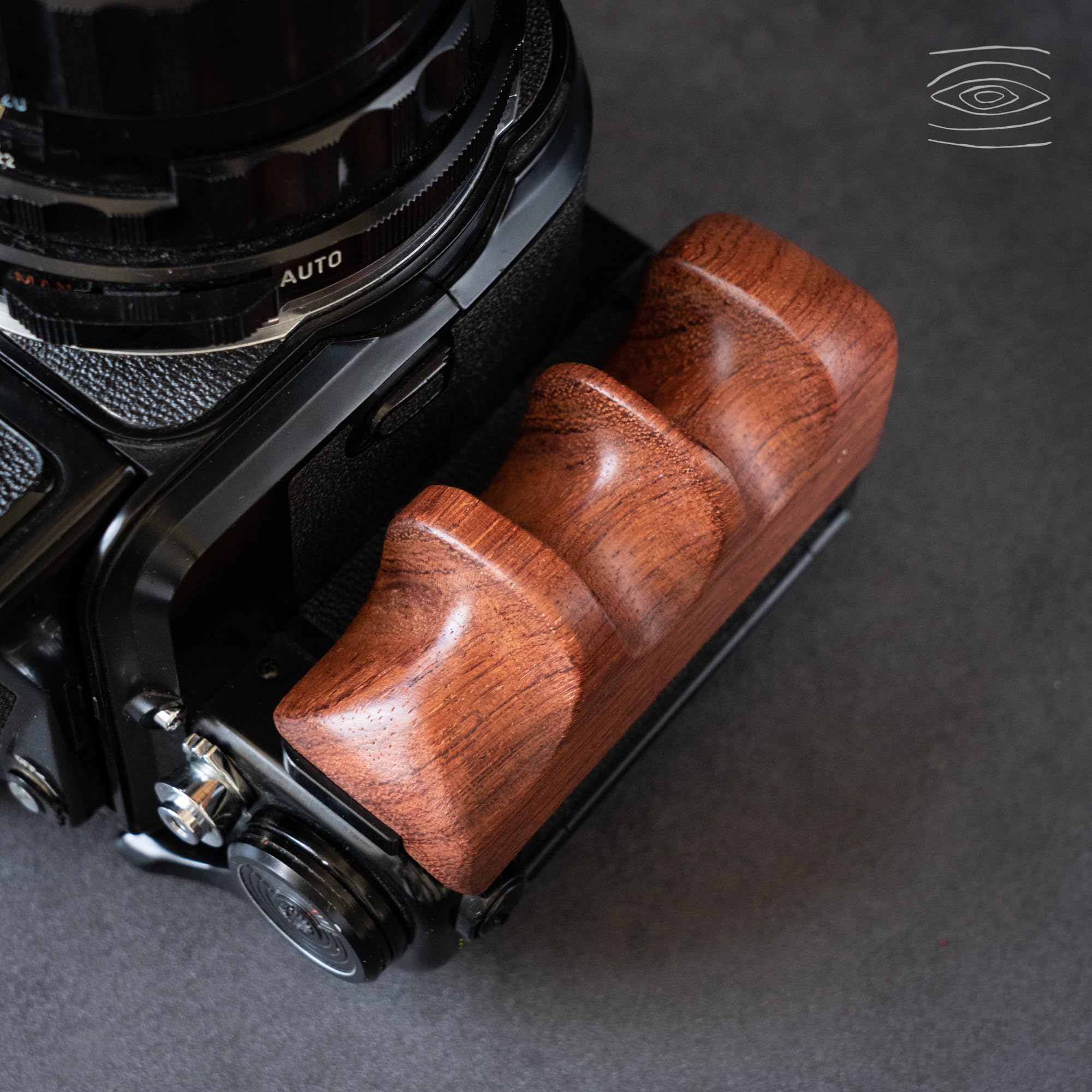Amazon.com : Wood Wooden Left + Right Camera Hand Grip Kit for
