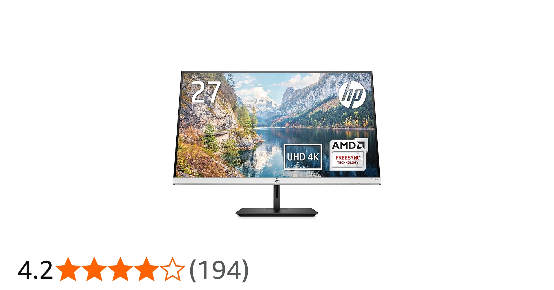 Amazon.co.jp: HP モニター 27インチ 4K ディスプレイ 解像度3840x2160
