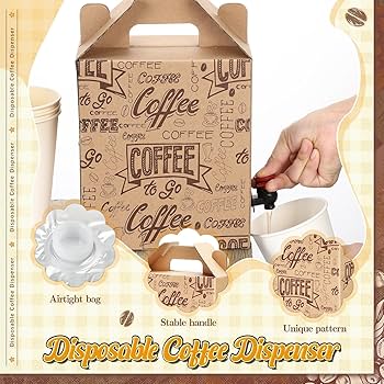 Amazon.com: Resholder 10 Pack Coffee to Go Box Container for