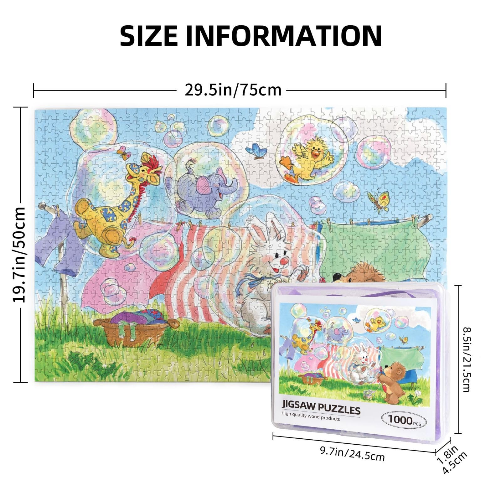 Amazon.co.jp: スージーズー ジグソーパズル 1000ピースパズル 収納