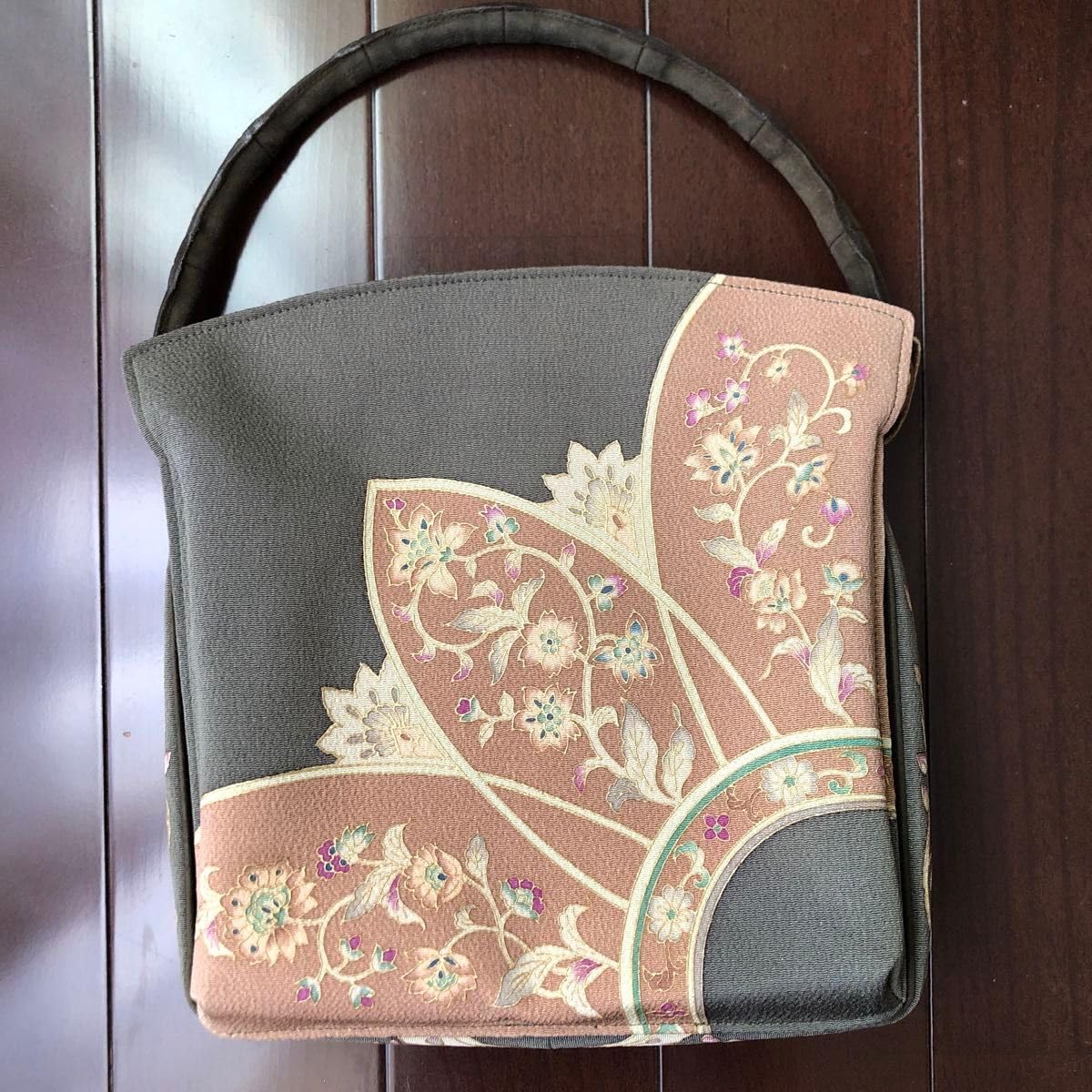 Amazon.co.jp: 京都 オカジマ OKAJIMA 日本製高級シルク ハンドバッグ