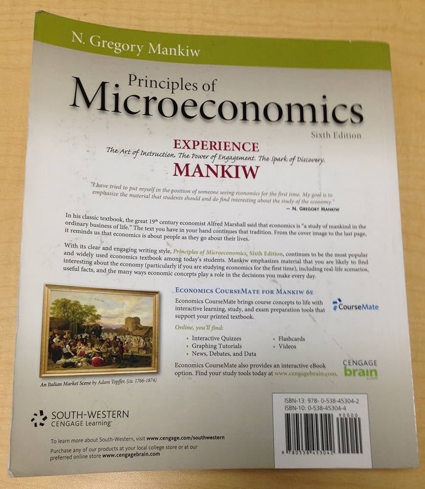 Principles of Microeconomics (MindTap Course List): Mankiw, N