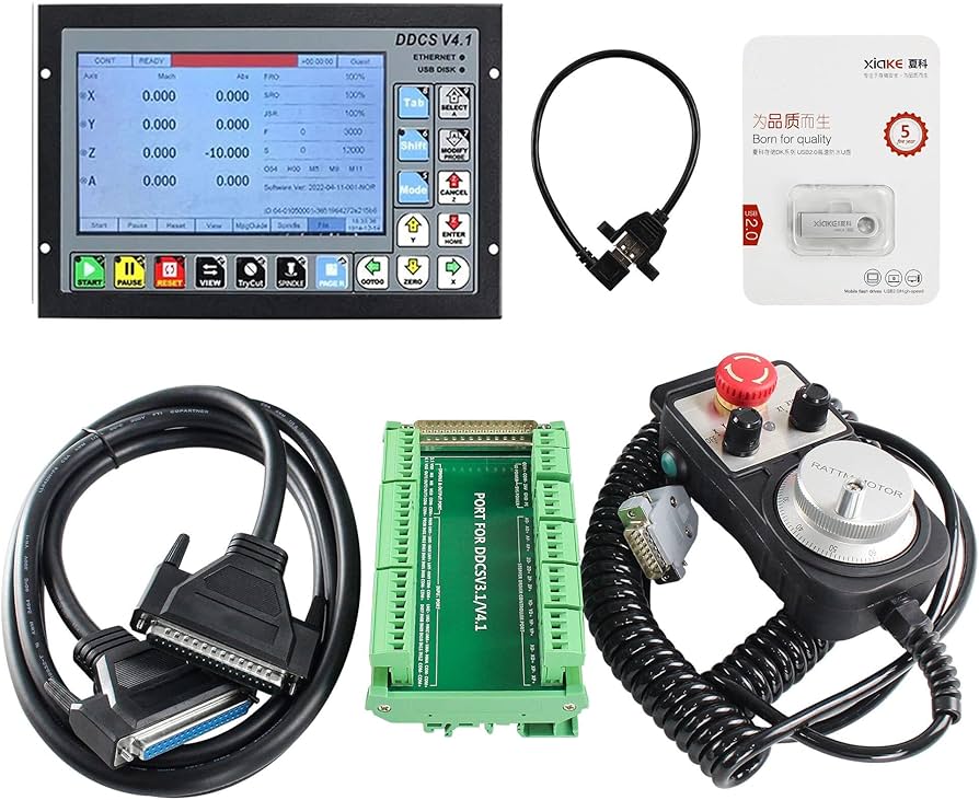 CNCTOPBAOS 4 Axis 500KHz CNC Offline Controller DDCSV4.1,Stand