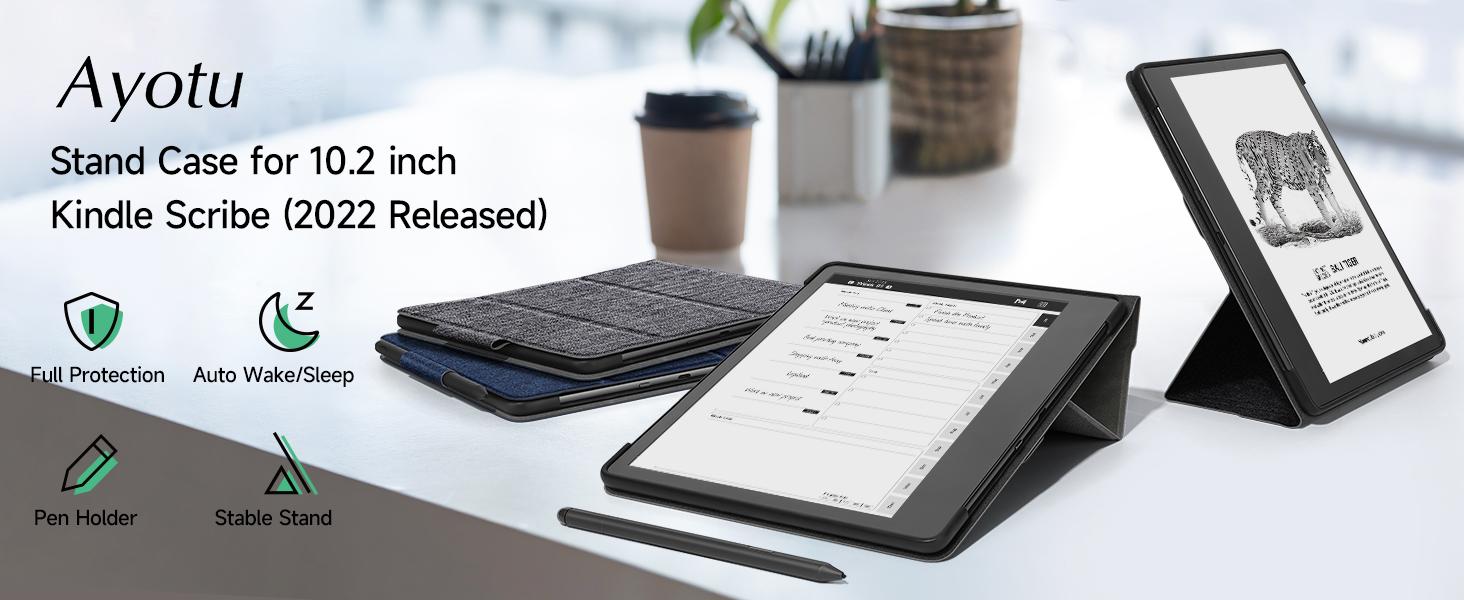 Amazon.com: Ayotu Stand Case for Kindle Scribe 10.2 Inch (2024