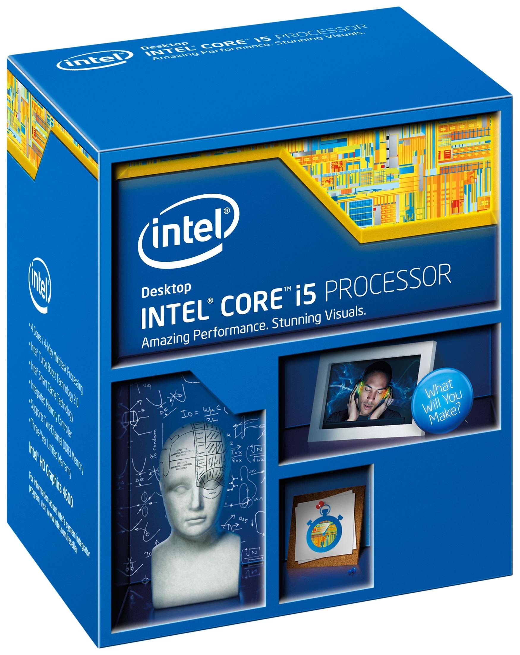 Intel Core i5-4460 Processor, 6M Cache, Upto 3.4 GHz