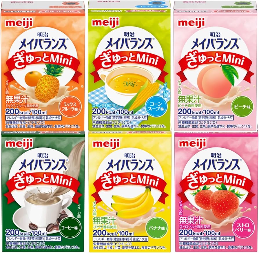 Amazon.co.jp: メイバランスぎゅっとミニ アソートBOX 100ml×24本 (6種