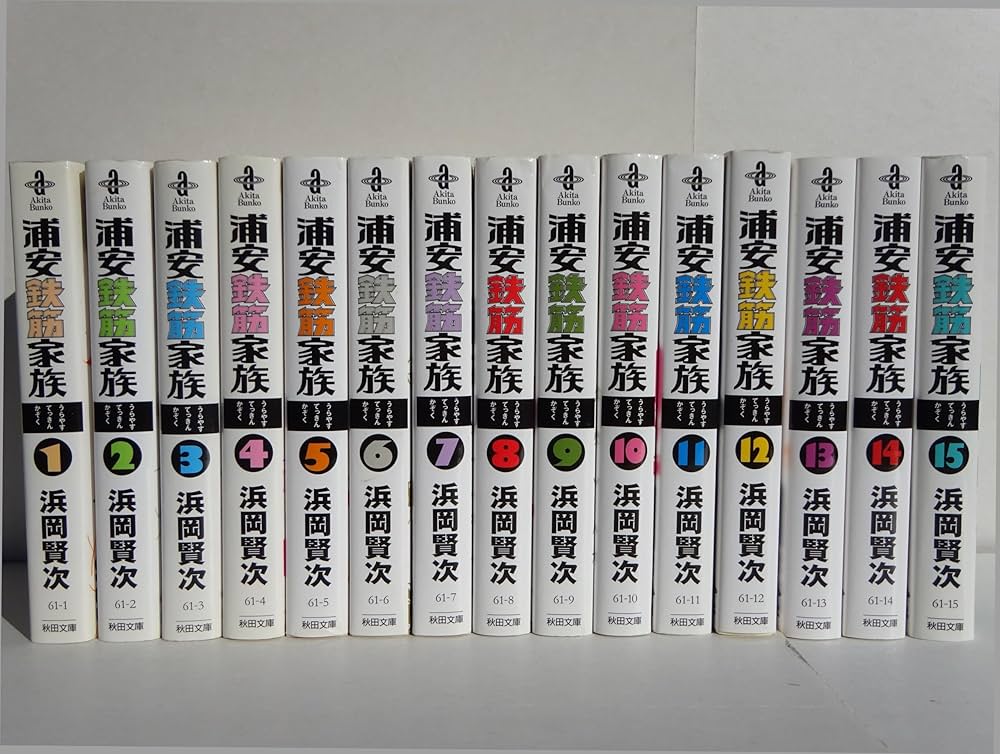 Amazon.co.jp: 浦安鉄筋家族 文庫版 コミック 1-15巻セット (秋田文庫