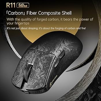 Amazon.com: ATTACK SHARK R11 Ultra 8K Carbon Fiber Wireless Gaming