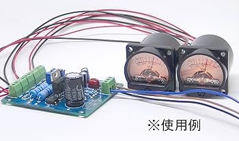 Amazon.co.jp: VUメーター組み込みキット 丸型・アナログメーター
