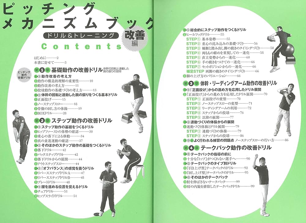 ピッチング メカニズムブック［改善編］ドリル＆トレーニング | 前田