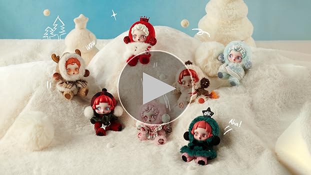 Amazon.com: POP MART SKULLPANDA Winter Symphony Series Plush, 6PCs