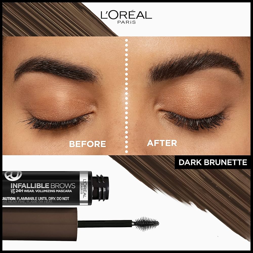 Amazon.com : L'Oreal Paris Infallible Volumizing 24H Wear Brow