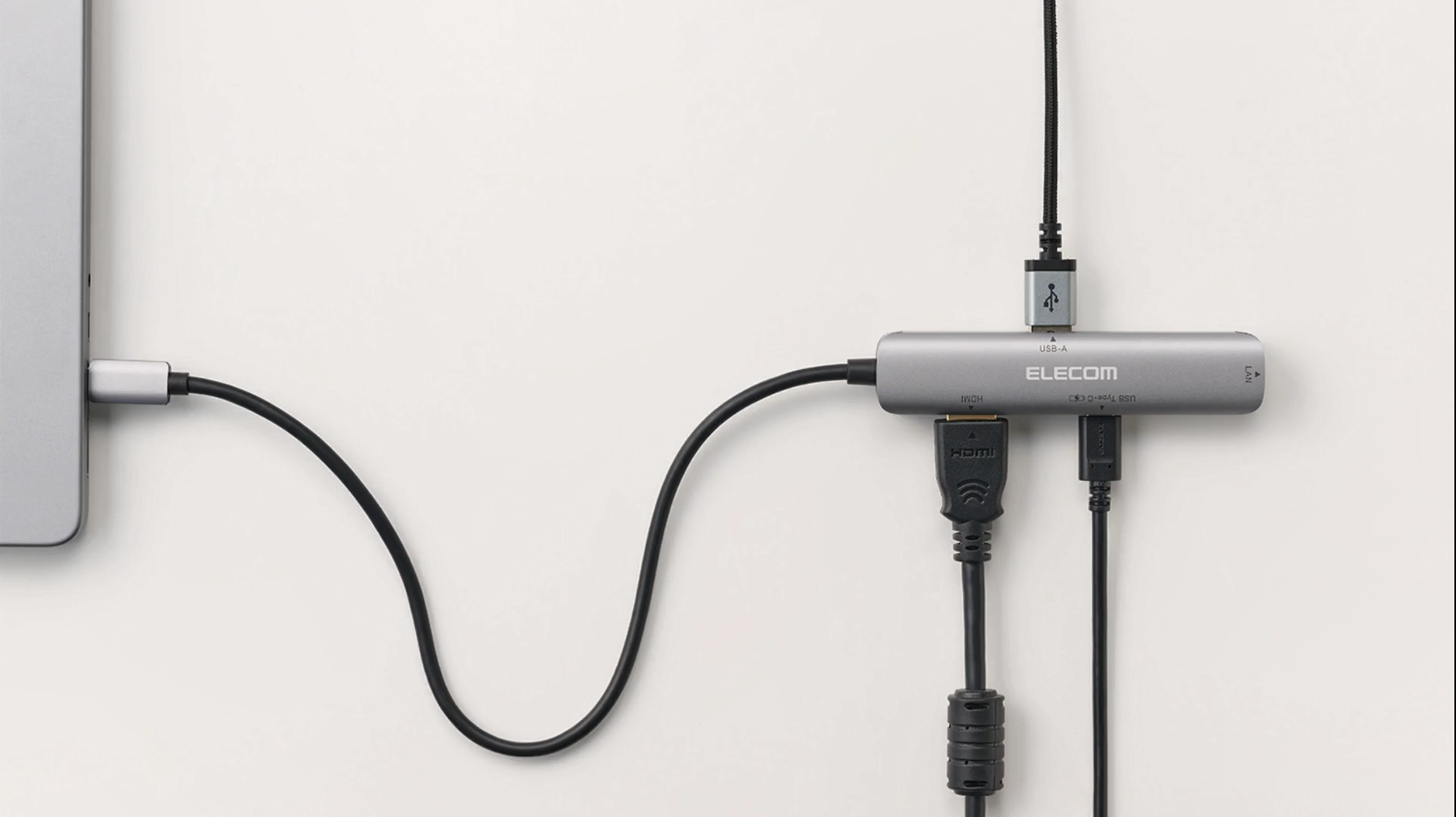 Amazon.co.jp: エレコム USBハブ ドッキングステーション 4-in-1 Type